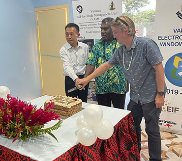 Opening of Vanuatu Aid for Trade Management Unit office
